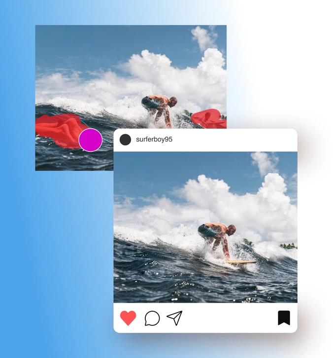 Remove people from photo