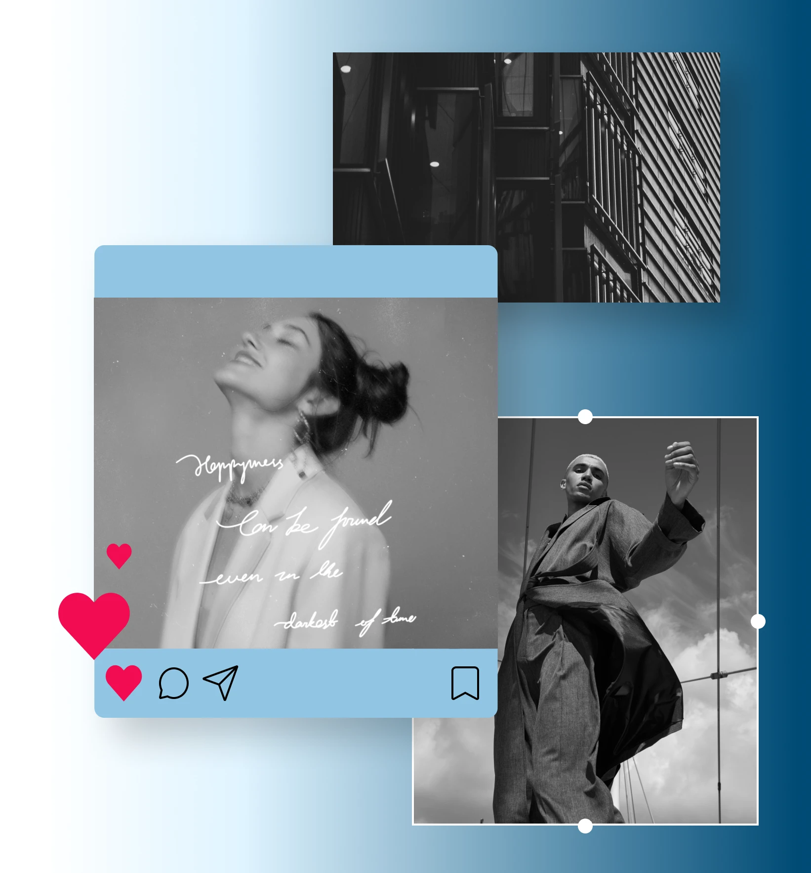 Picsart's black and white filters
