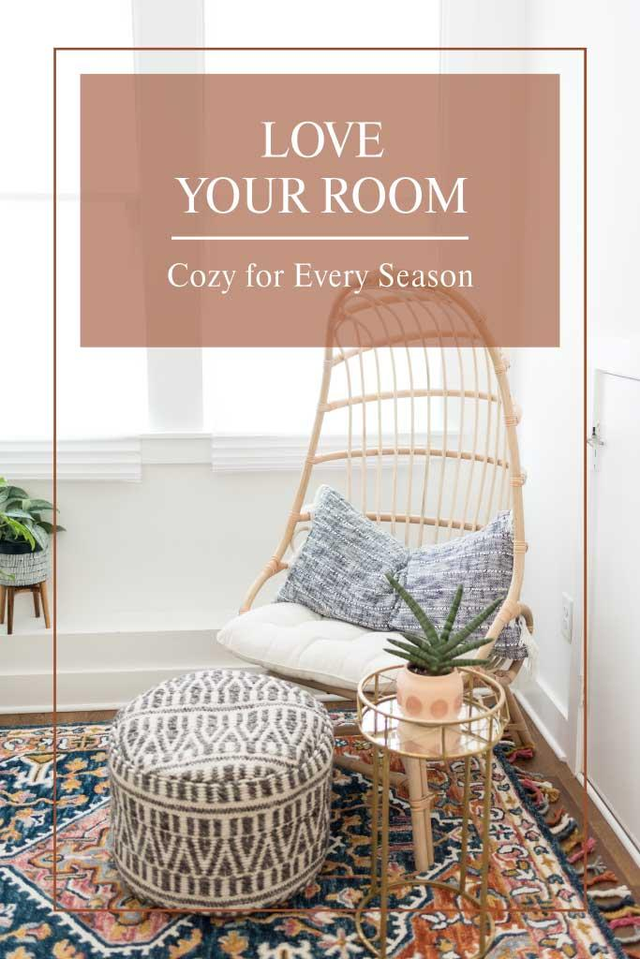 Template Elegant Home Decor Poster in Earthy Tones