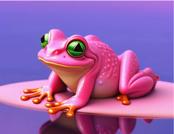 3D frog