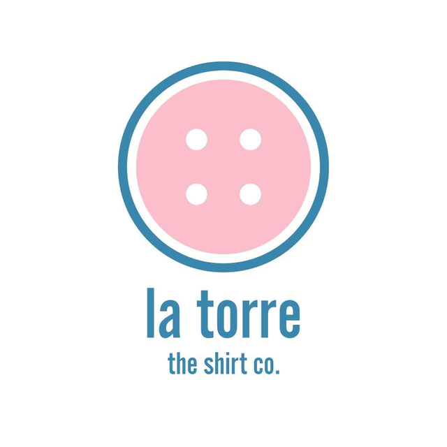Template Chic Pink and Blue Brand Logo Post