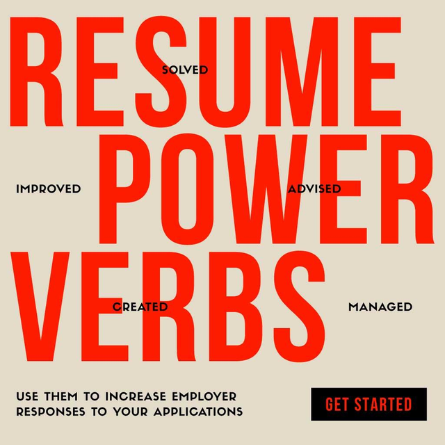 Template Bold Red Resume Enhancer Ad Template