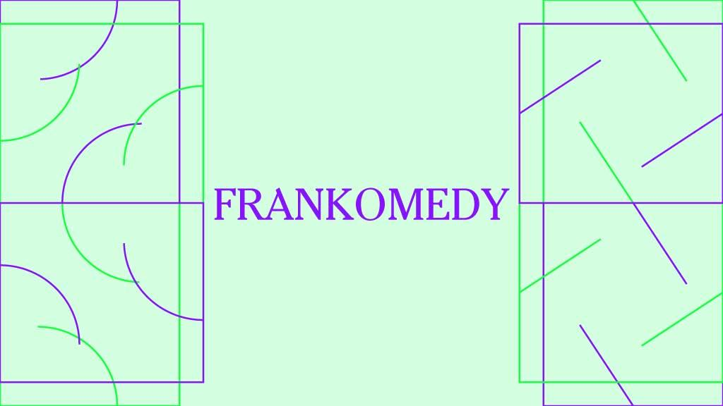 Template Sleek Mint Green Comedy Event Poster