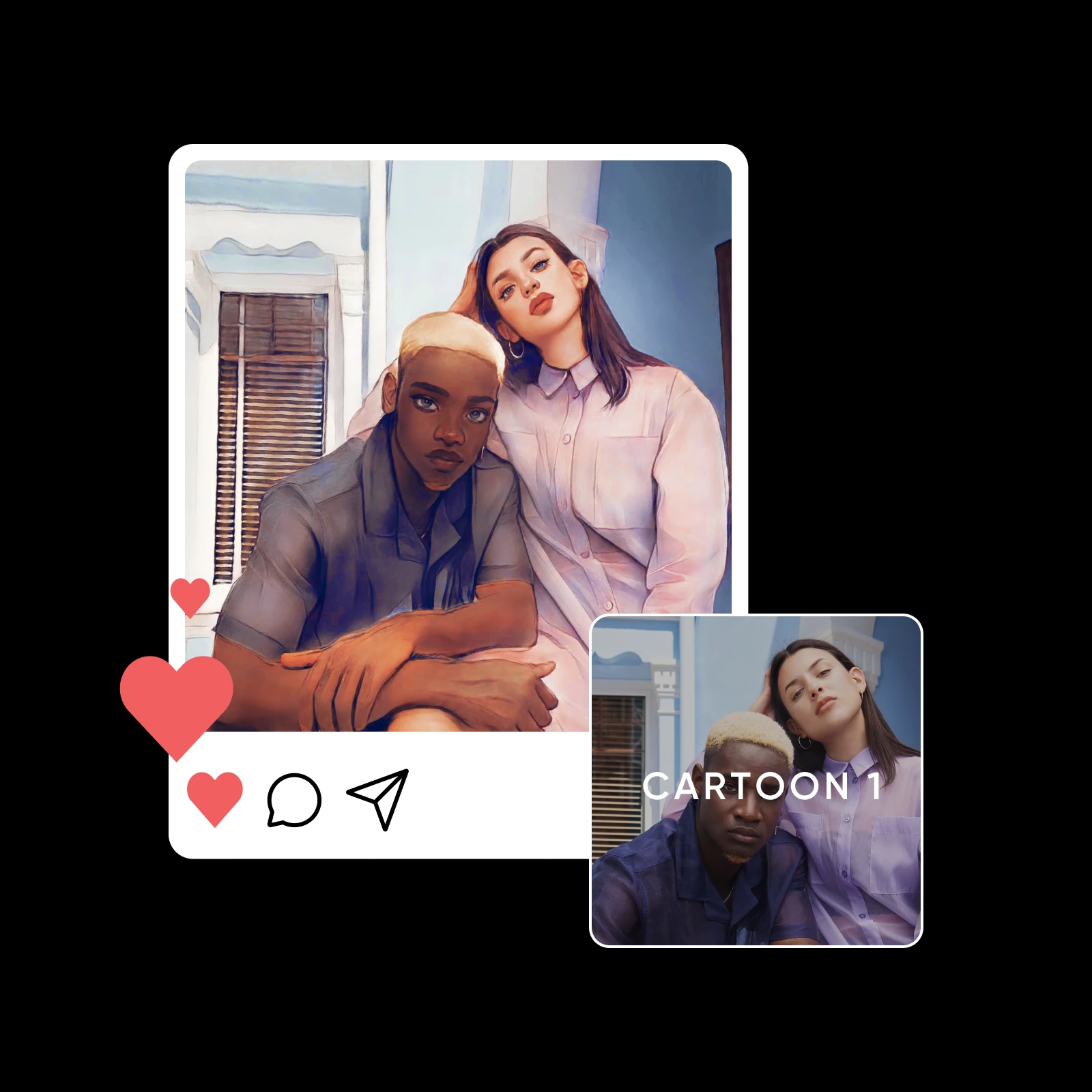 photo to cartoon effect