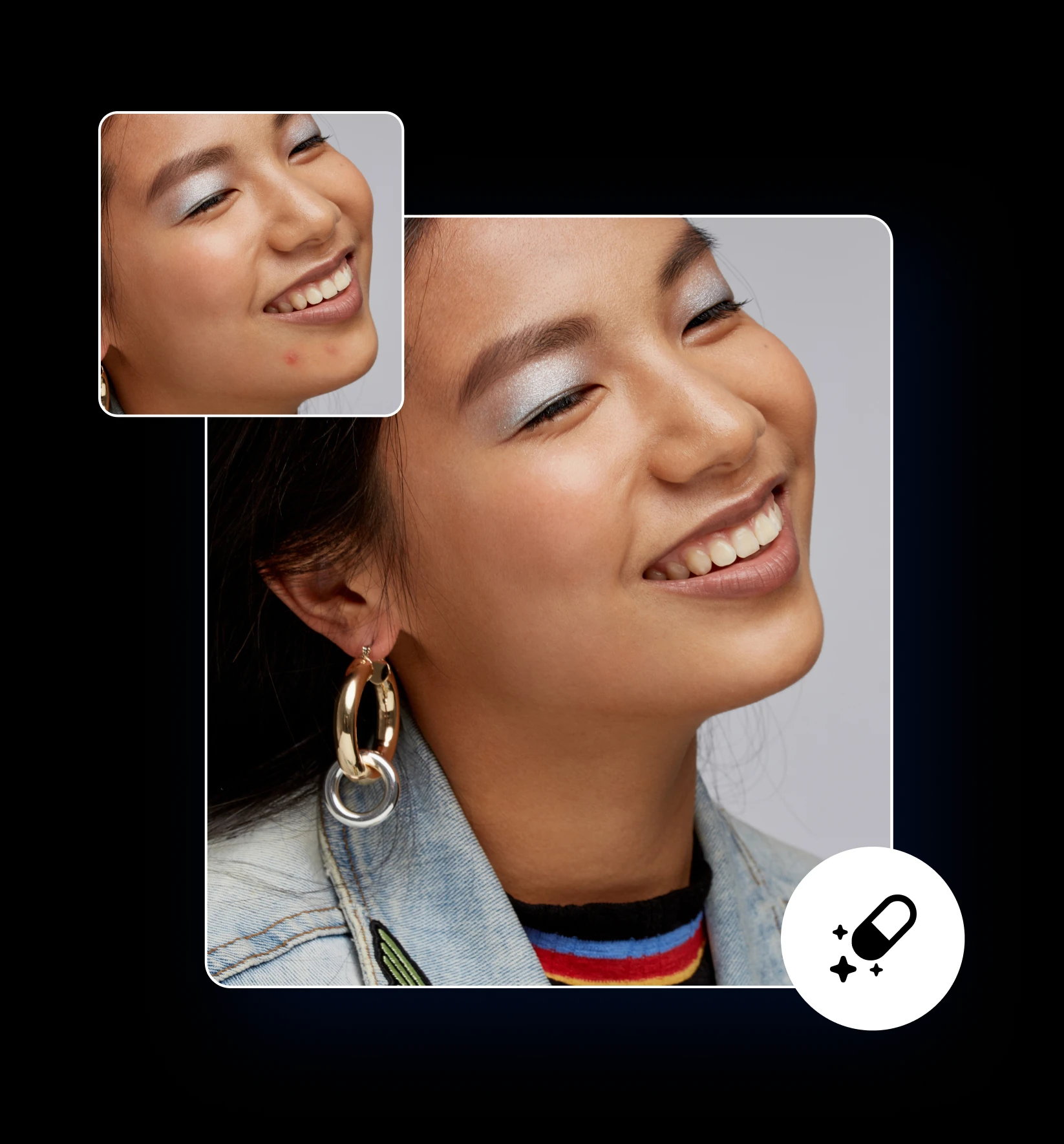 Retouch images with Picsart