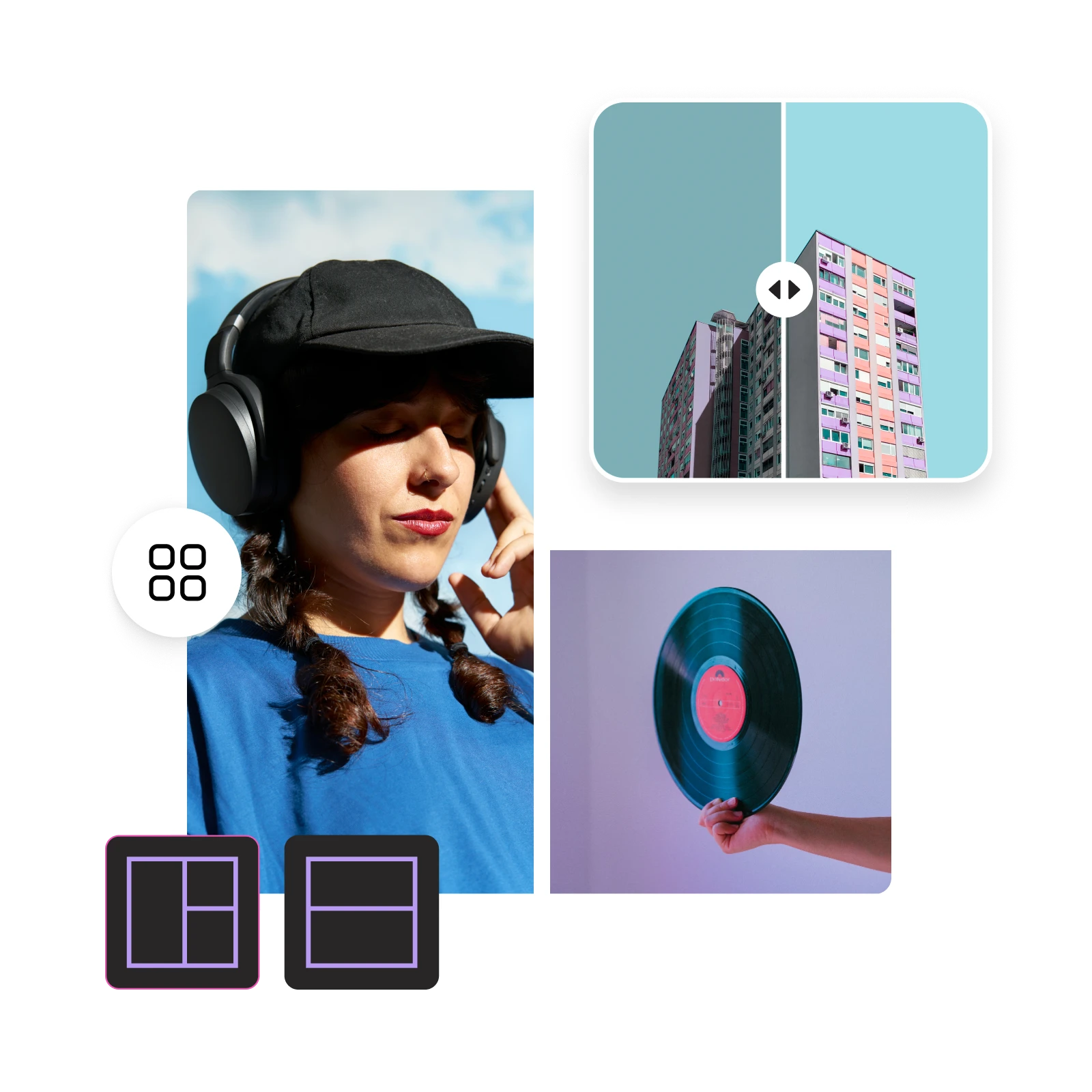 Picsart Collage maker to create collages easily online