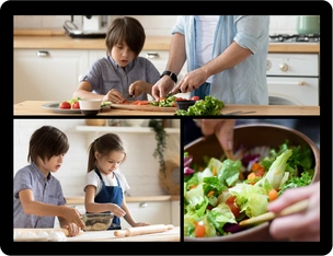 kids image collage