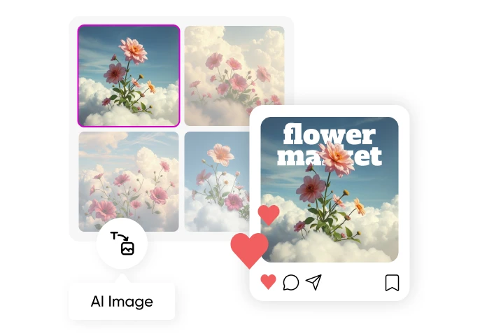 turn text into image with AI image generator