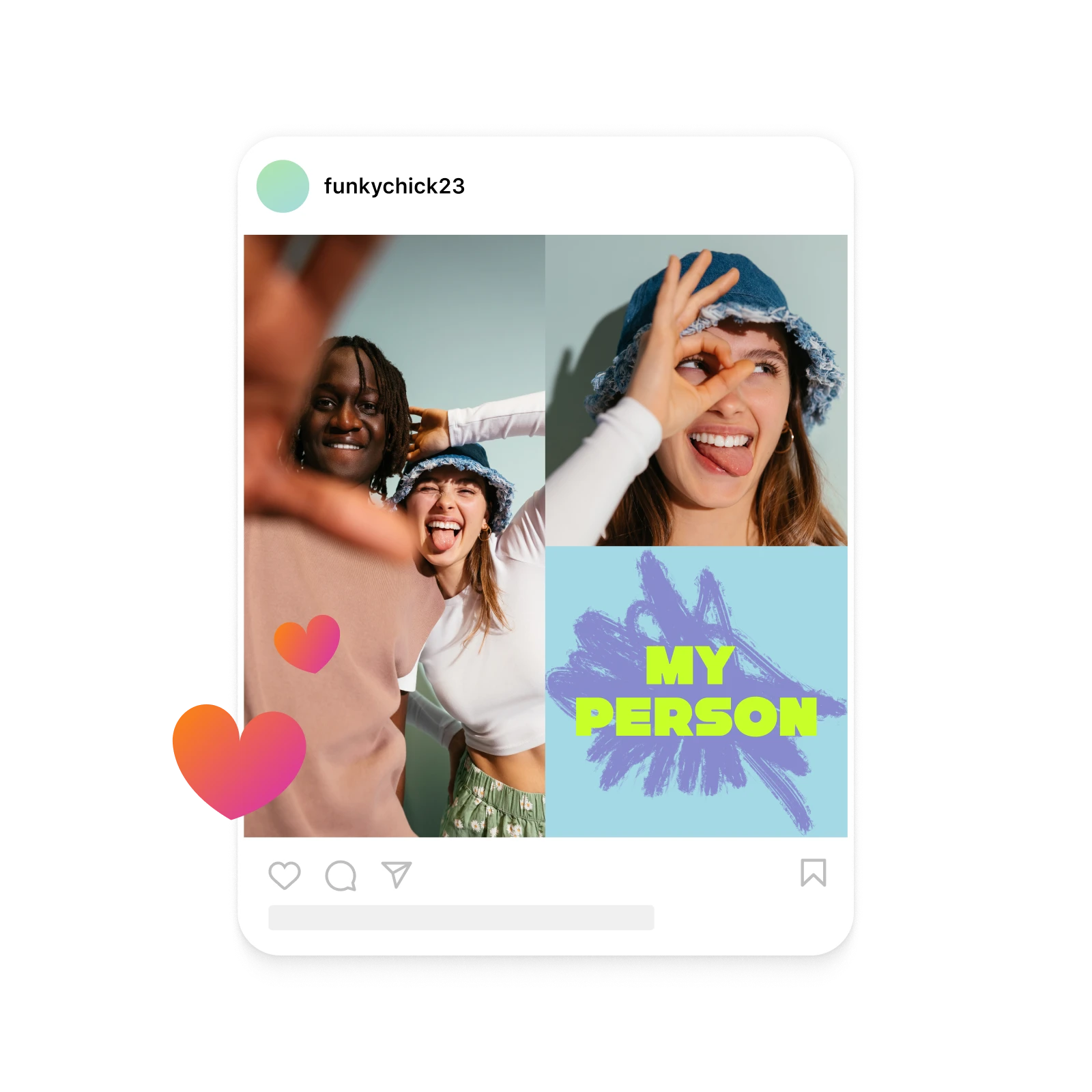 create collage and share memories