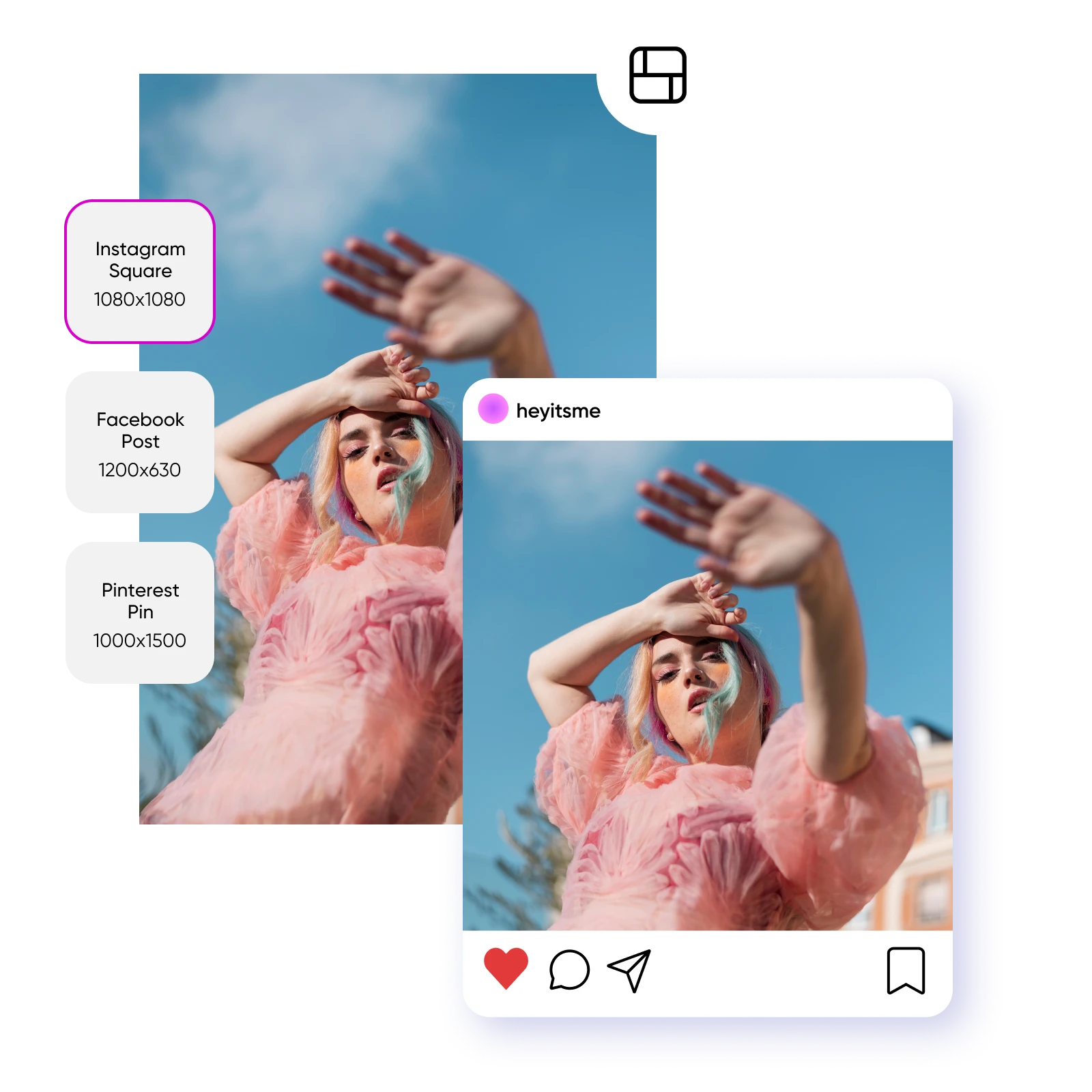 Resize images in seconds with Picsart image resizer