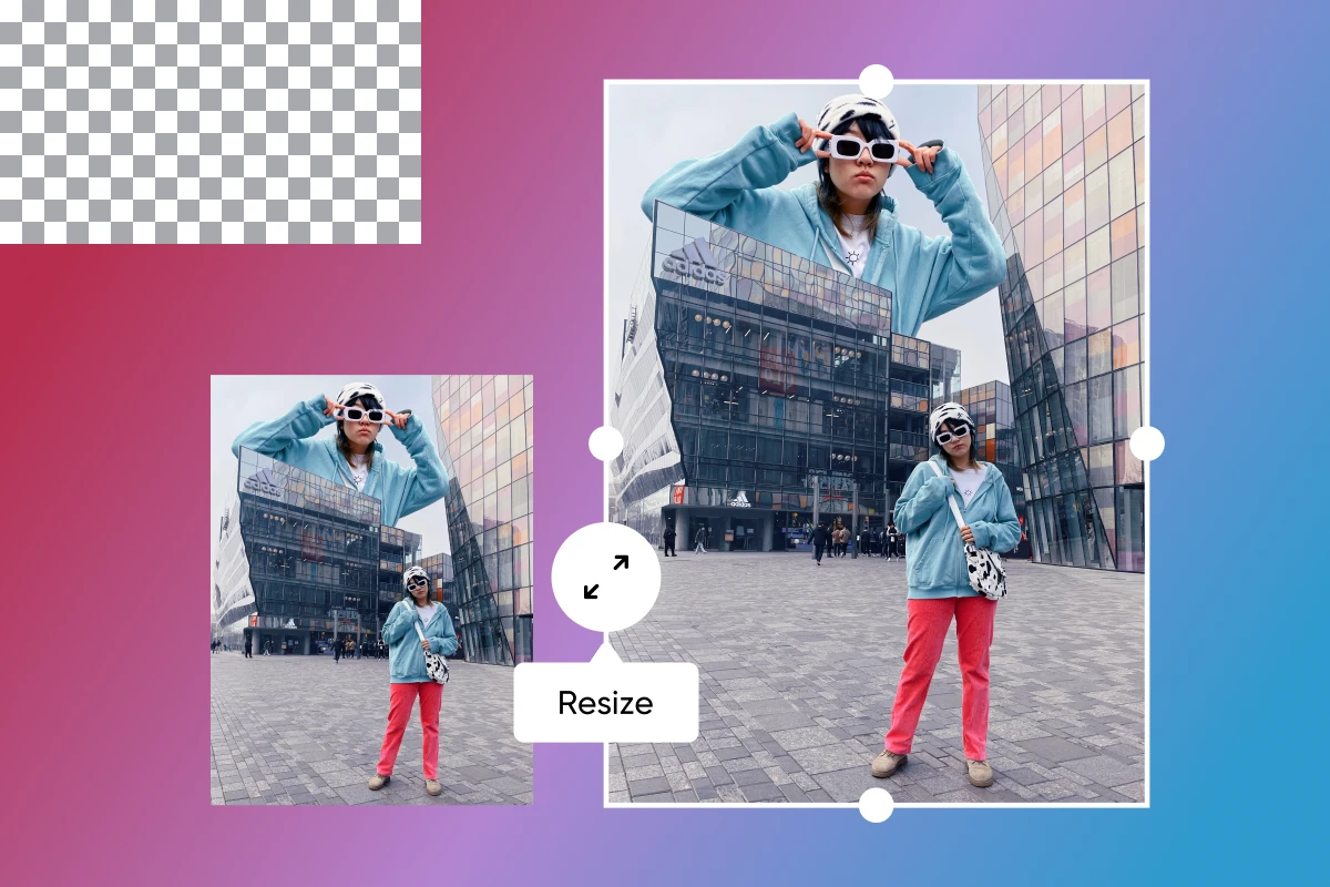 resize image
