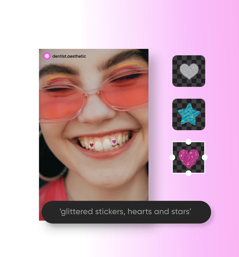 Create stickers easily with Picsart AI technology