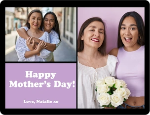 mom and daughter image collage